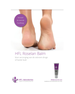 Flyer Roselan Balm